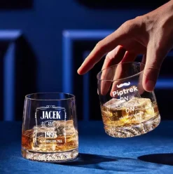 Zestaw do Whisky z grawerem - prezent dla taty męża chłopaka faceta na urodziny Święta