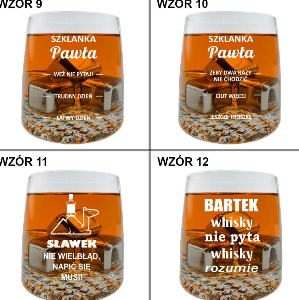 Zestaw do Whisky z grawerem - prezent dla taty męża chłopaka faceta na urodziny Święta