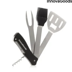 Zestaw Narzędzi do Grilla Składany 5w1 Scyzoryk InnovaGoods