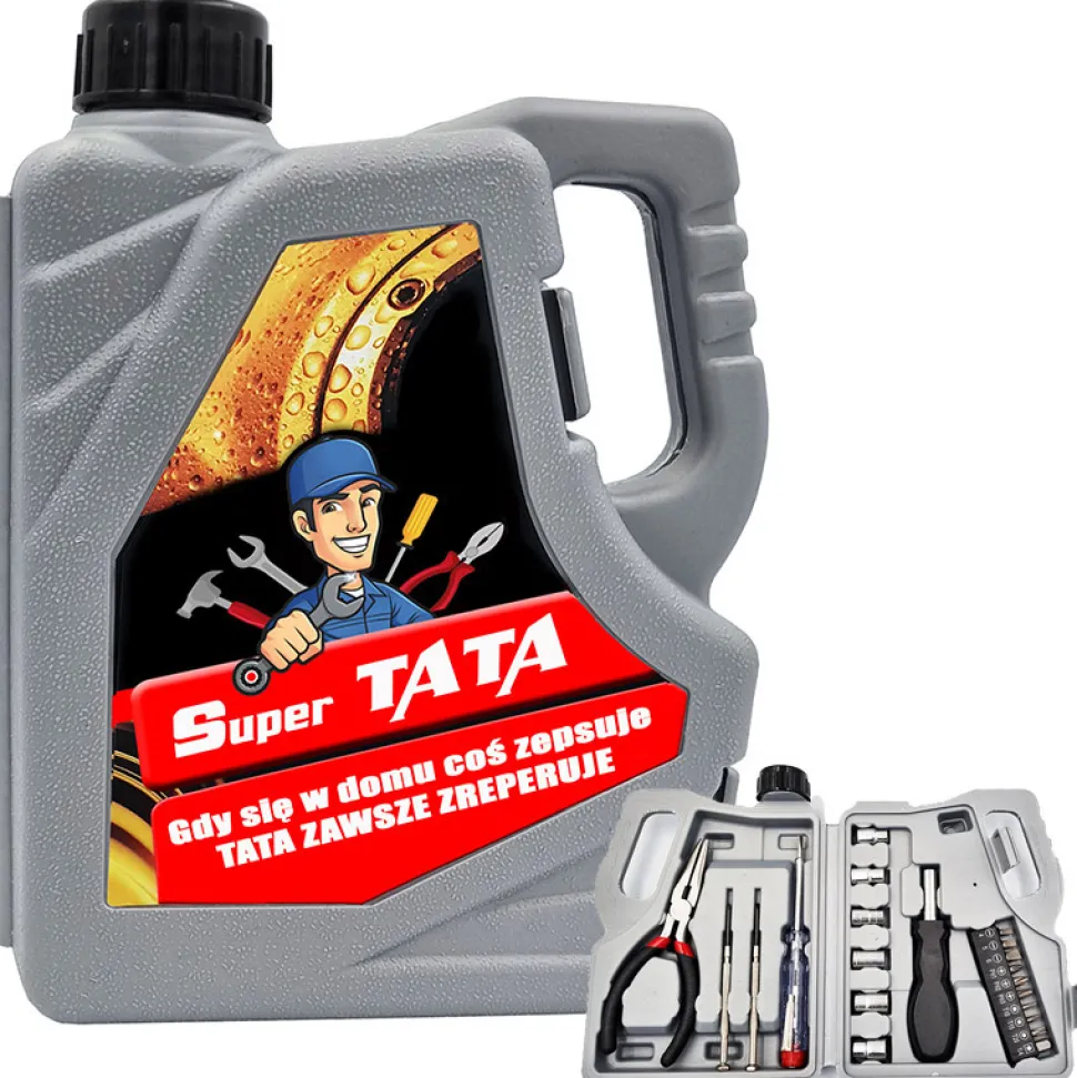 Zestaw narzędzi kanister Super Tata