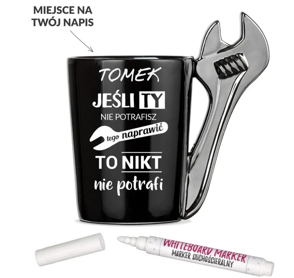 Zestaw Prezent dla Złotej Rączki - Kubek + Opaska Magnetyczna + Skrzynka Narzędziowa